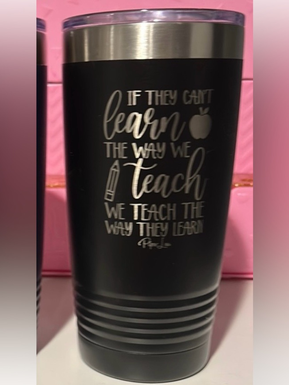 Piper Lou Teachers stainless Steal Tumbler. Teachers gift. Never used.
